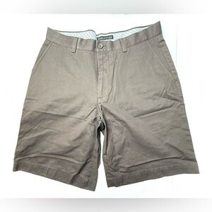 Vintage Structure Mens 32 Chino Shorts Beige Brown 100% Cotton Golf Outdoors 90s